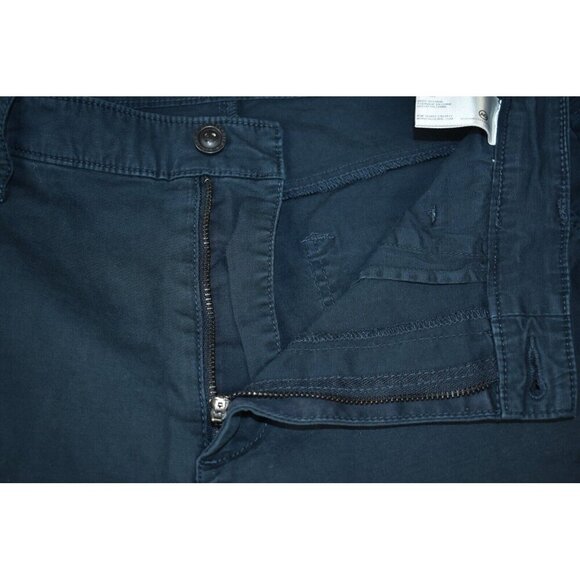 Adriano Goldschmied Green Label Men Chino Pants 31x27 Stretch Navy Slim Straight - Picture 8 of 15